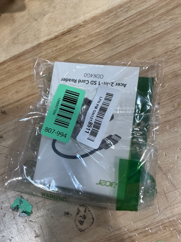 Photo 1 of Acer SD Card Reader USB C, Dual Slots Type C to Memory Card Reader