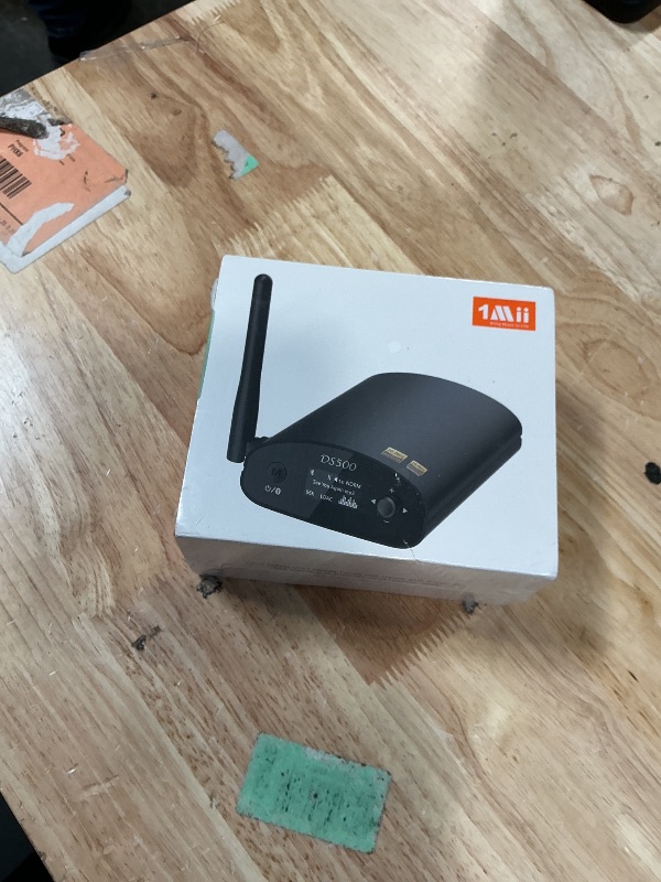 Photo 1 of 1Mii DS500 Hi-Res Bluetooth 5.3 Receiver, 32-Bit/384kHz Audiophile DAC, Lossless LDAC & aptX HD, OLED Display, Built-in EQ, RCA/Optical/Coaxial Out for Home Stereo, AV Receiver & Amplifier