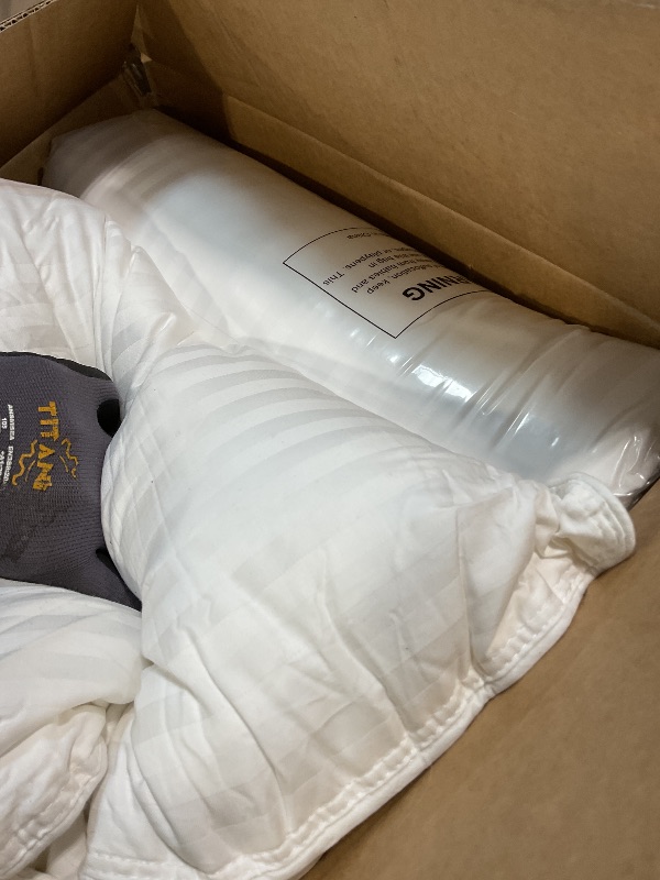 Photo 1 of **dirt**Beckham Hotel Collection Bed Pillows Standard/Queen Size Set of 2 - Original Soft Down Alternative Pillow for Sleeping - Soft Support for Back, Stomach or Side Sleepers
