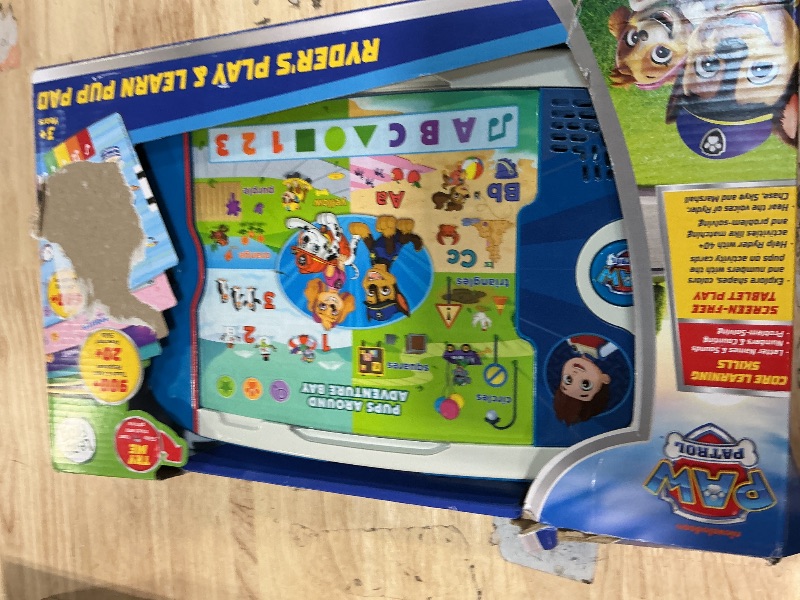 View 2 of ***MISSING CARDS*** LeapFrog PAW Patrol Ryder's Play and Learn Pup Pad