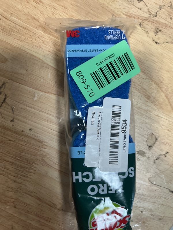 Photo 1 of ***PARTIAL SET / MISSING 13 PACKS / ONLY 1 PACK OF SPONGES*** Scotch-Brite Non-Scratch Dishwand Refill, 14 Dish Wand Sponge Refills, Removes Stuck-on Food, Best for Nonstick Pots and Pans, Glass, Tubs & Showers, Fits All Scotch Brite Dishwands