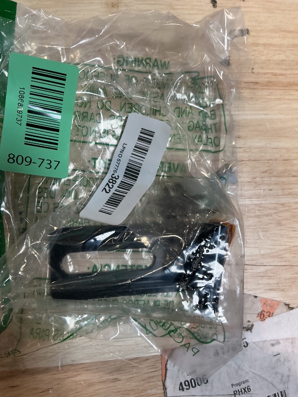 Photo 1 of ***FOR PARTS ONLY/ MISSING ASSEMBLY PIECES*** QCAA 90 Degree Angel HASP and Swivel Staple, 4-1/2", Steel, Black, 1 Pack, Made in Taiwan
