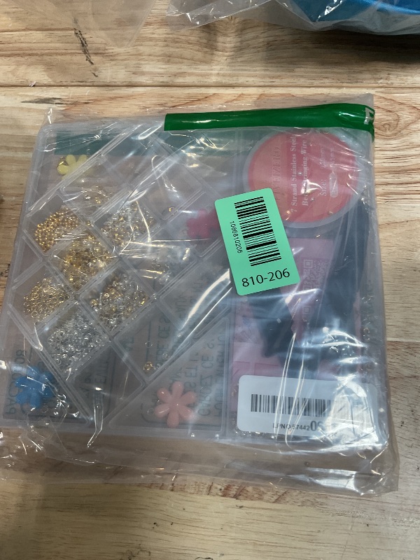 Photo 1 of 1950 Pcs Jewelry Making Cord End Kit,Crimp Tube Beads with Organizer Box,Includes Crimp Beads, Cover, Lobster Clasp,Jump Ring,Wire Guardians,Crimping Pliers & Beading Wire for Bracelets Necklace
