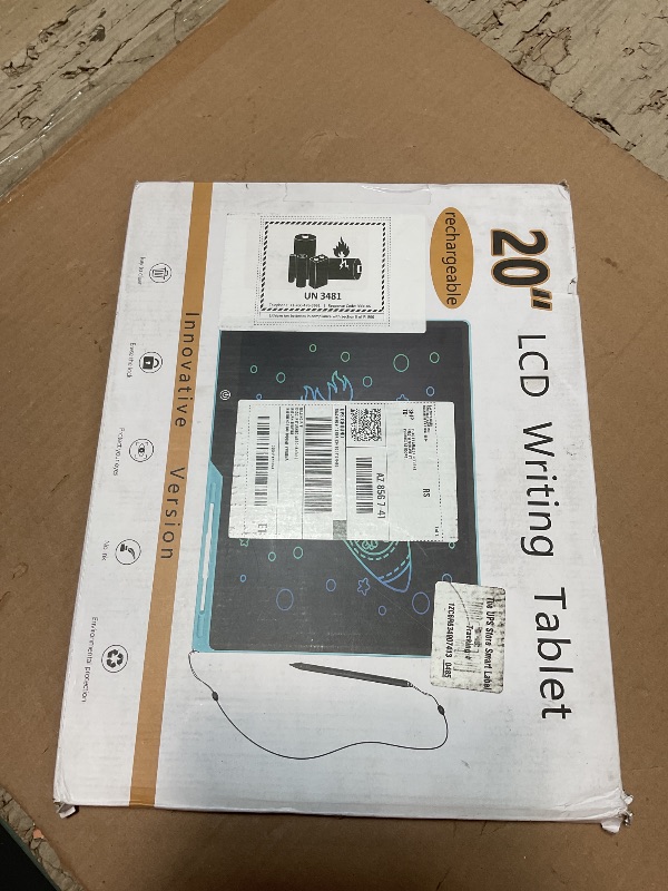 Photo 1 of [Rechargeable] 20 Inch LCD Writing Tablet for Kids, Extra-Large Drawing Tablet for Adults, Educational & Learning Toys for Boys Girls Ages 8-12 Years Old, Drawing Board for Kids Birthday Gift (Black)