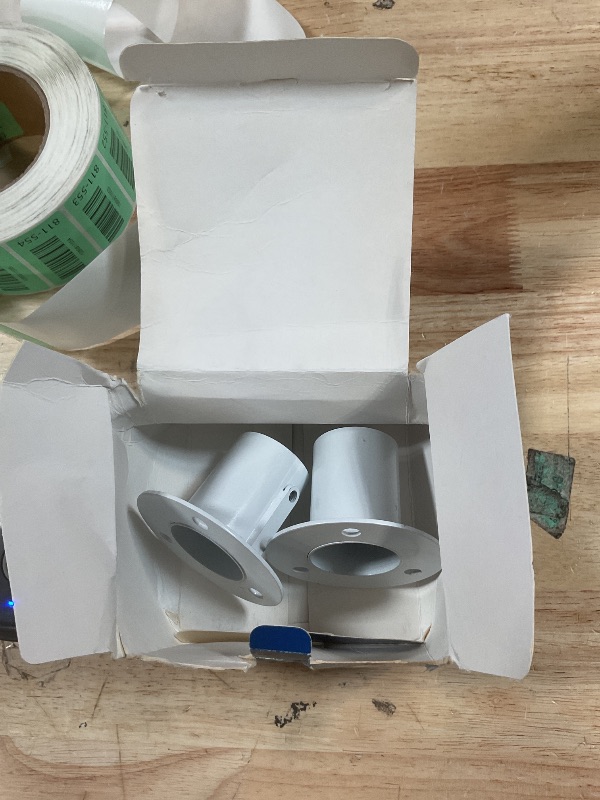 Photo 1 of 2 Pack Inner Diameter 1.6'' Pool Ladder Deck Fixed Base Flanges