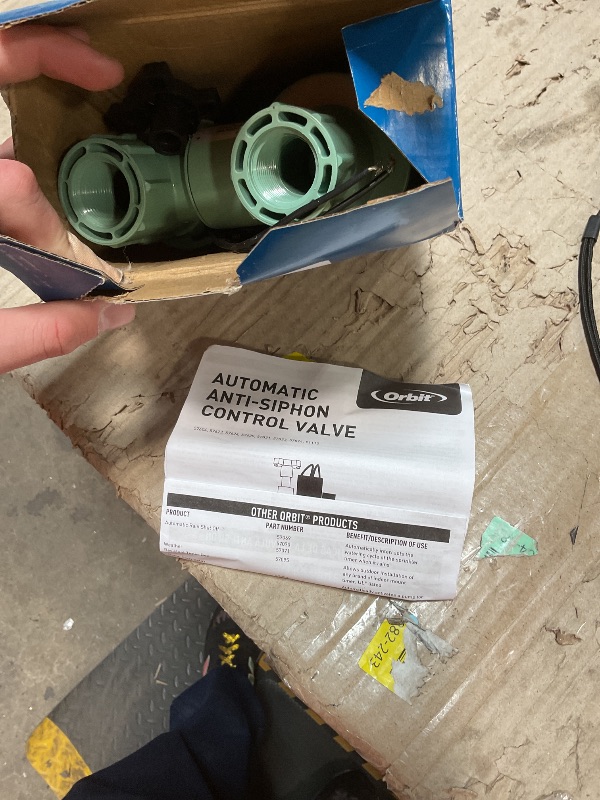 Photo 1 of 1-Pack Orbit 57623 3/4" FPT 100 Series Anti-Siphon Automatic Sprinkler Valve with Flow Control