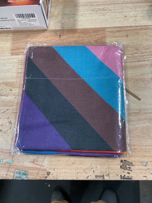 Photo 1 of ***MINOR PATTERN DEFECT (BACKWARDS)**** AVOIN colorlife Progress Pride LGBTQ Rainbow House Flag 28x40 Inch