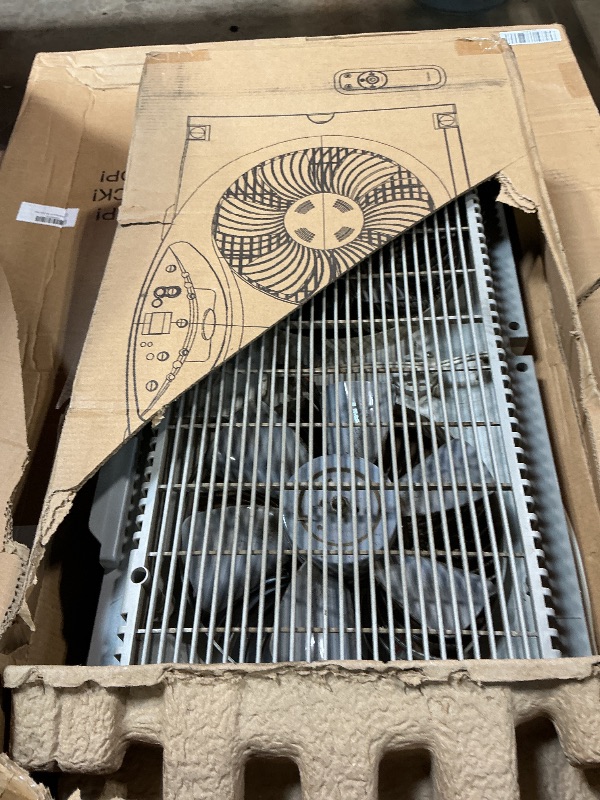Photo 1 of **DIRTY**Bionaire Digital Window Fan with Remote Reversible Airflow Thermostat