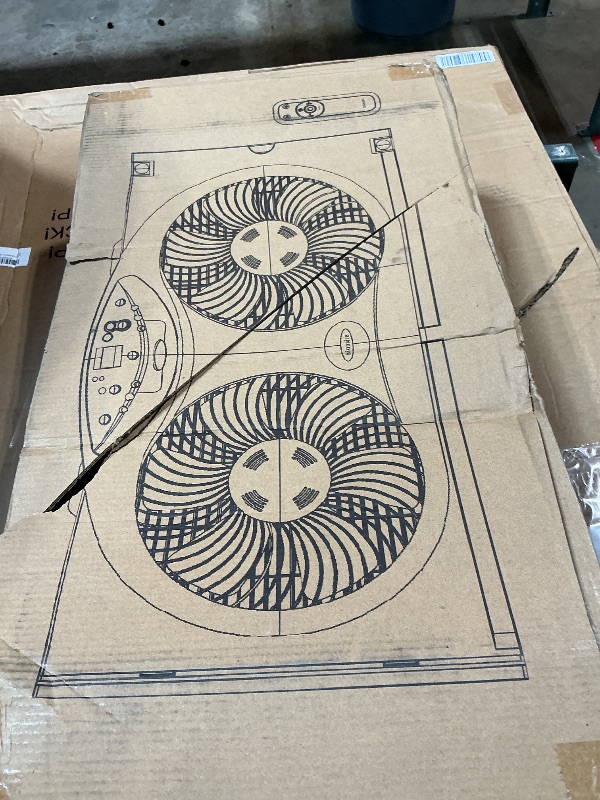 Photo 1 of **DIRTY**Bionaire Digital Window Fan with Remote Reversible Airflow Thermostat