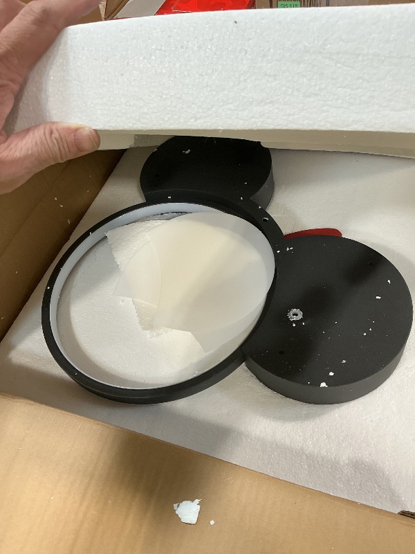 Photo 1 of ***FOR PARTS DAMAGED SHADE/ MISSING PIECES**** XINDAR Acrylic Flush Mount LED Ceiling Light with Cartoon Mouse Shade for Kids' Bedroom