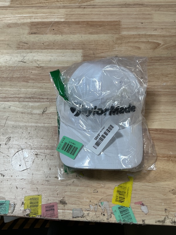 Photo 1 of TaylorMade Golf Men's Standard Radar HAT, White, Regular