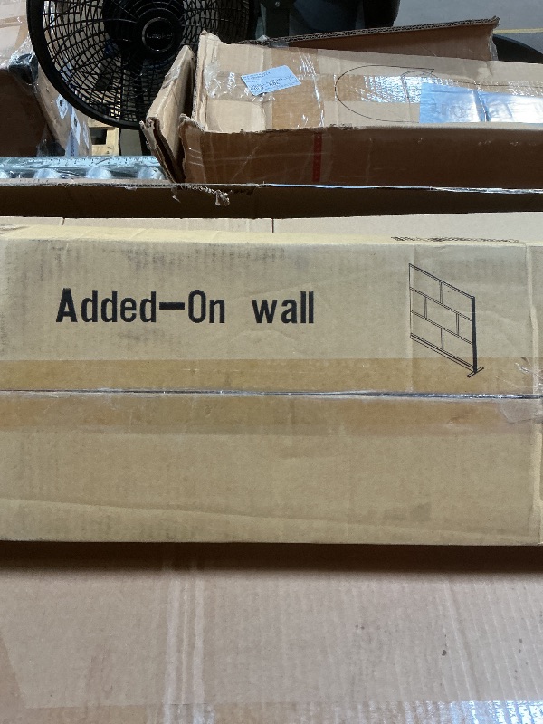 Photo 1 of **add-on partition wall component designed for extension or assembly **UNKNOWN BRAND UNKNOWN SIZE Box is 6 ft long