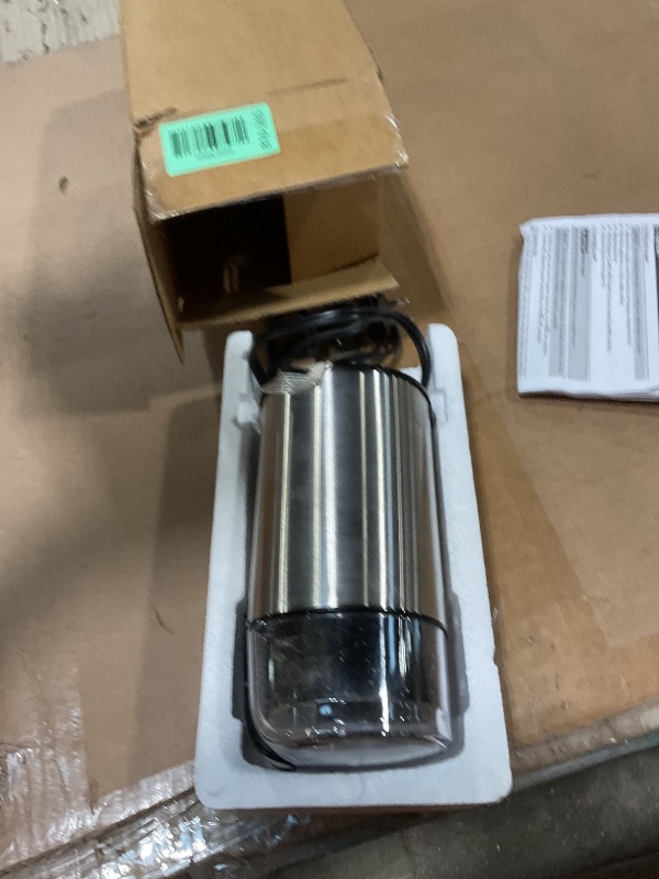 Photo 1 of ****UNTESTED POSSIBLY FOR PARTS**** Amazon Basics Stainless Steel Electric Coffee Grinder