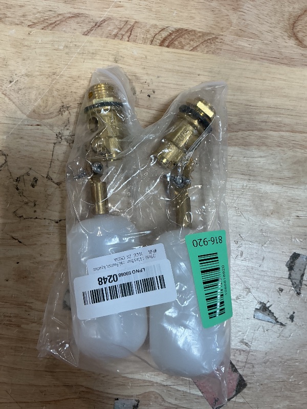 Photo 1 of 2Pcs 1/2 Inch Brass Water Float Valve-Pool Auto Fill Float Valve-Float Valve for Water Tank-Garden Hose Float Valve, Automatic Water Level Control for Pool, Pond, Fountain, Aquarium
