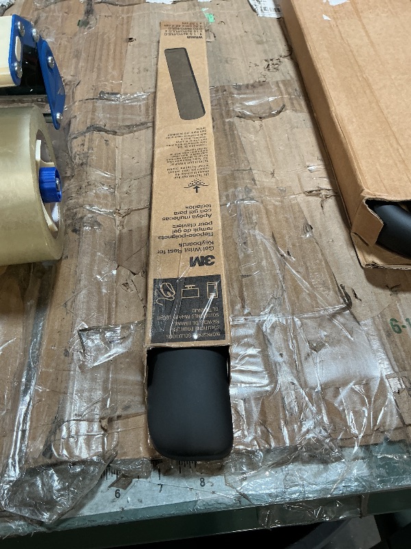 Photo 1 of 3M Gel Wrist Rest for Keyboards, Black (WR85B)