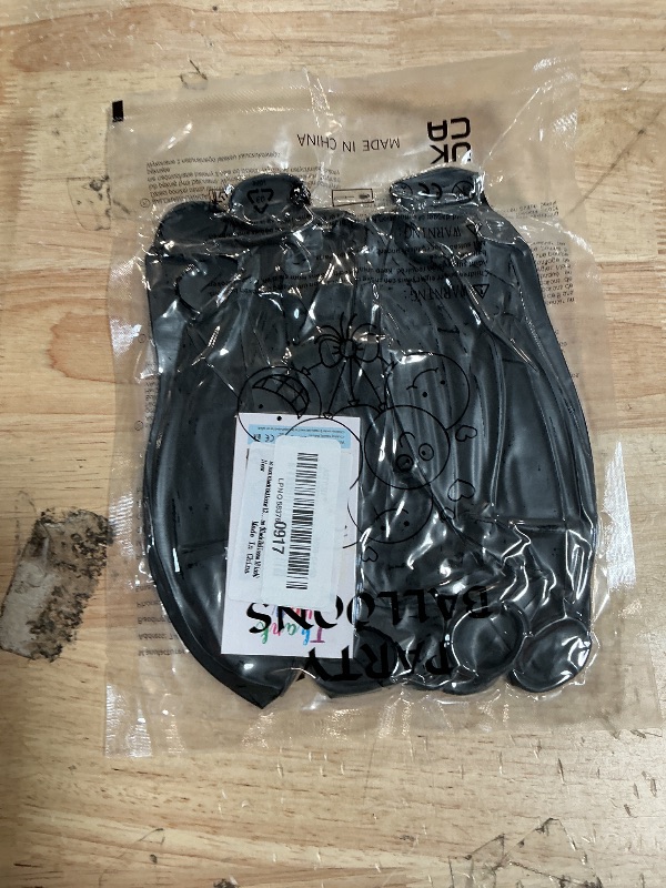 Photo 1 of 18 Inch Black Balloons 12 Pack Large Latex Party Balloons