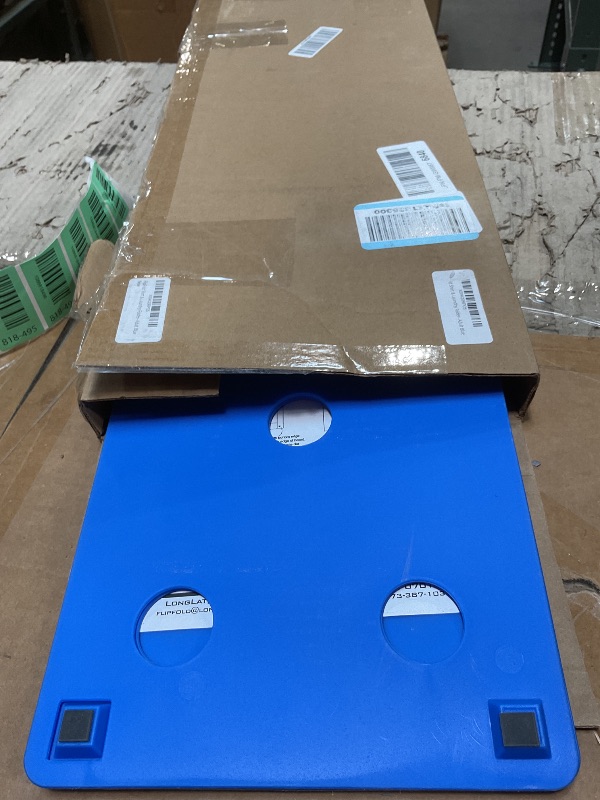 View 1 of **FOR PARTS ONLY/ 1 PIECE IS CRACKED*** FlipFold Shirt & Laundry Folder- Adult Blue