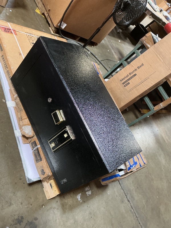 Photo 1 of ***RECOMENDED FOR PARTS / MISSING INSTRUCTIONS W MASTER CODE (LOCKED)/ NO KEYS**** MLJ 8.1 Cu. Ft. Security Safe with Fingerprint Lock