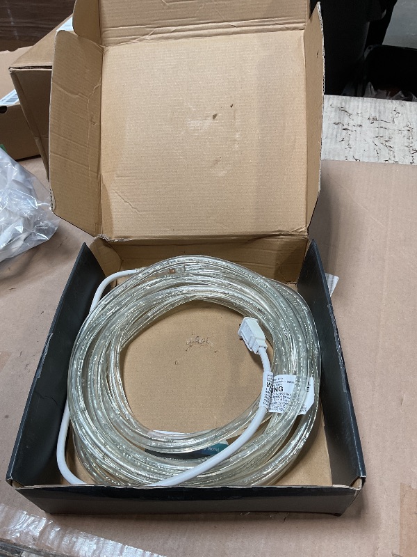 Photo 1 of **NO REMOTE** Soiarllt 100Ft 720 LED Rope Lights Outdoor Waterproof with Remote, 8 Modes and 4 Brightness Rope Lights for Outside, Garden, Patio, Pool, Bedroom, Party, Indoor Outdoor Decoration (Cool White)