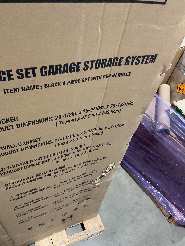 Photo 1 of ** two boxes extra large**Torin Garage Storage Cabinets System, 8-Pcs Workshop Cabinet Set in Black