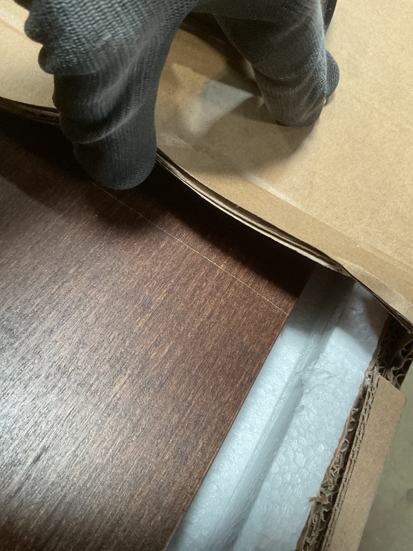 Photo 1 of ** two boxes. Minor scratch damage. *Wood bed frame , king size
