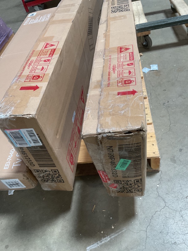 Photo 1 of ** two boxes. Minor scratch damage. *Wood bed frame , king size