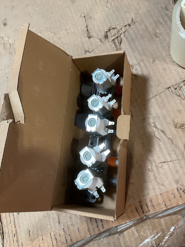Photo 1 of AJU73213301 AJU75152601 Water Inlet Valve Compatible with Kenmore LG Washer WT5070CW WT4970CW WT5680HVA WT4870CW WT5480CW WT1101CW WT5680HWA WT1501CW PS3527446 WT1201CW WT1701CV WT5170HV