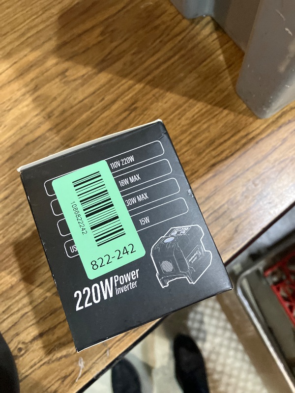 Photo 1 of 220W Power Inverter Compatible with Milwaukee 18V Battery, Tool Only