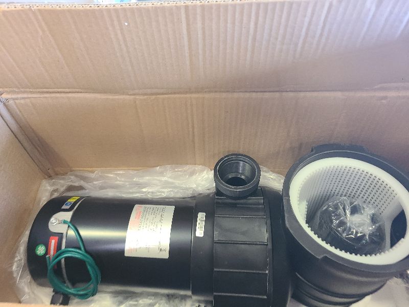 Photo 1 of 1.5 HP In/Above Ground Swimming Pool Pump, 110V 5580GPH Single Speed Pool Water Pumps lnground Above Ground with Filter Basket