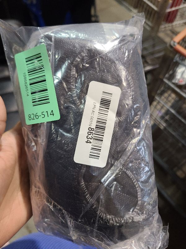 Photo 1 of 100pcs Black Disposable Headphone Covers, Stretchable Non-Woven Ear Pads Covers for Most On Ear Headphones Earpiece with 8.5-10cm Earpads (Size L, 11cm)
