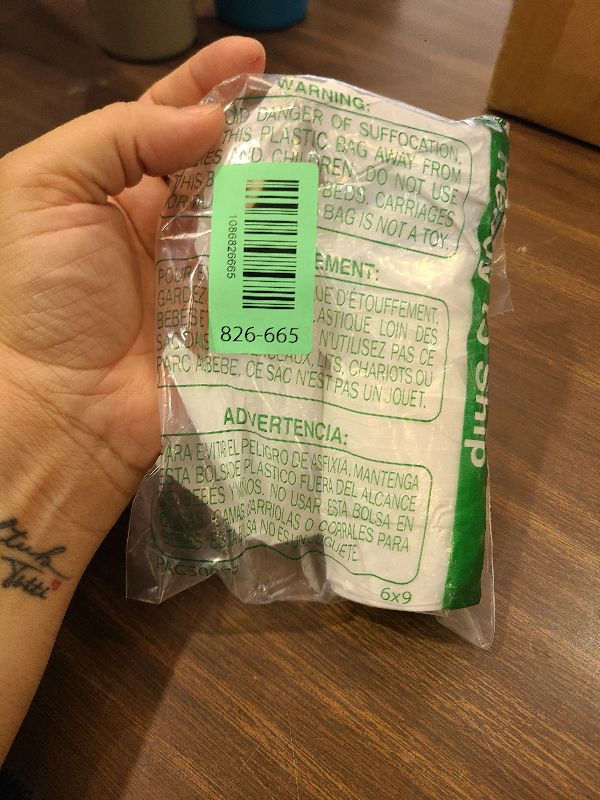 Photo 1 of 2.6-Gallon Trash Bags Heavy Duty - Heihaily Drawstring Kitchen Garbage Bags for Office/Bathroom, Leak-Proof Design, Odor Control Technology, Small Plastic Bags Clear(60 Count)