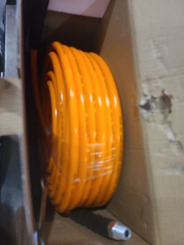 Photo 1 of 100FT Pressure Washer Sewer Jetter Kit, 5800 PSI Water Jet Drain Cleaner Hose with Corner Rotating Button Nose Nozzle, Sewer Jetting Nozzles Kit with Spanner Handle Strap