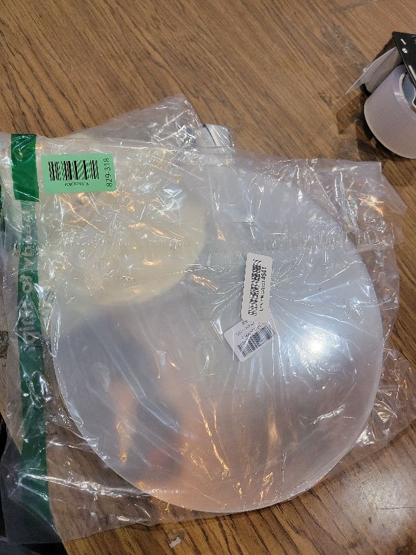 Photo 1 of 1 Pieces 1/4" Round Plexiglass Sheet, 12 Inch Diameter Clear Acrylic Circle, Round Cake Disk Acrylic Sheet, Plexiglass Table Top, Acrylic Backdrop