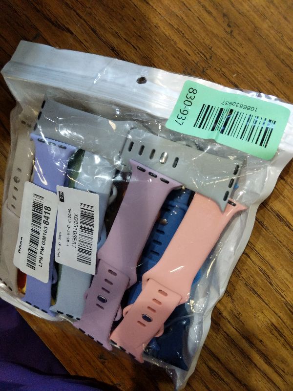 Photo 1 of 18 Pack Silicone Bands Compatible with Apple Watch 38mm 40mm 41mm 42mm 44mm 45mm 46mm 49mm Women Men, Soft Waterproof Replacement Wrist Sport Band for iWatch Series 11 10 9 8 7 6 5 4 3 2 1 SE Ultra