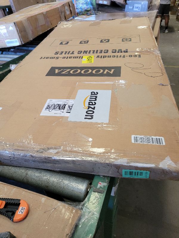 Photo 1 of 2ft x 4ft Printed Pro Ceiling Tile?Drop Ceiling Tiles 24 x 48in. Waterproof, Washable and Fire-Rated - Reusable - High-Grade PVC to Prevent Breakage-Package of 10 Tiles