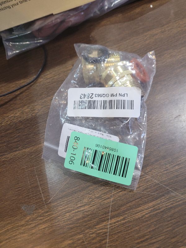 Photo 1 of 2 Pack Garden Hose Adapter,3/4" NPT X 3/4" GHT Connector with Dual Swivel, Brass Garden Hose Convert Adapter Fitting, with Extra 2 Washers