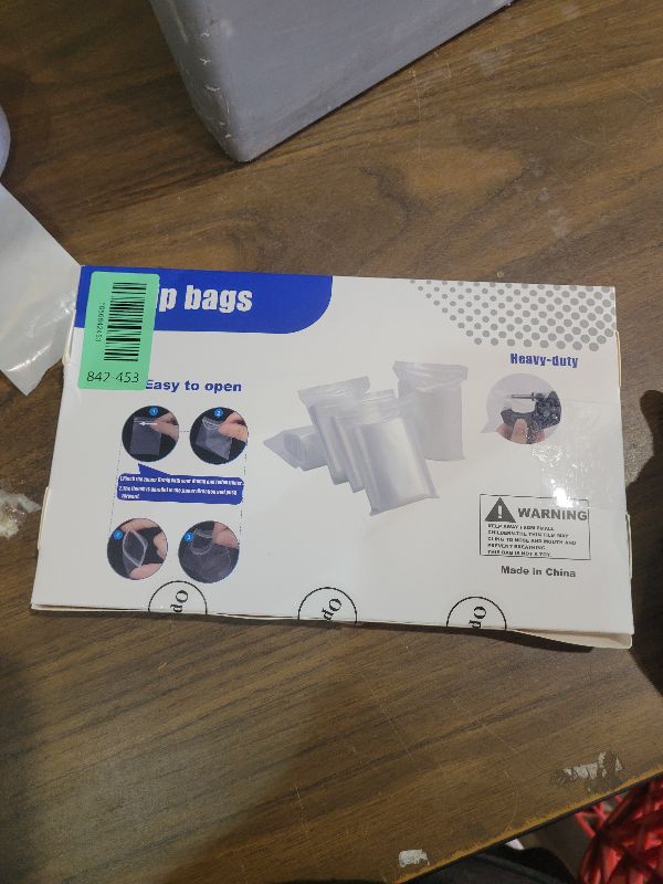 Photo 1 of 200 PCS 2"x 2"Thick 5 Mil Reclosable Small Clear Zip Poly Lock Plastic Bags