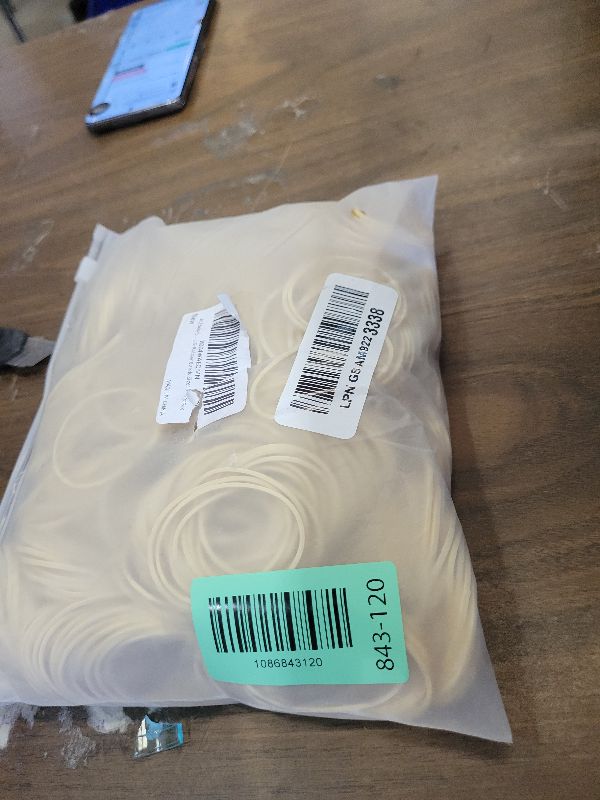 Photo 1 of 1100Pcs Rubber Bands Size #16 Rubberbands Light Brown Elastics Rubber Bands