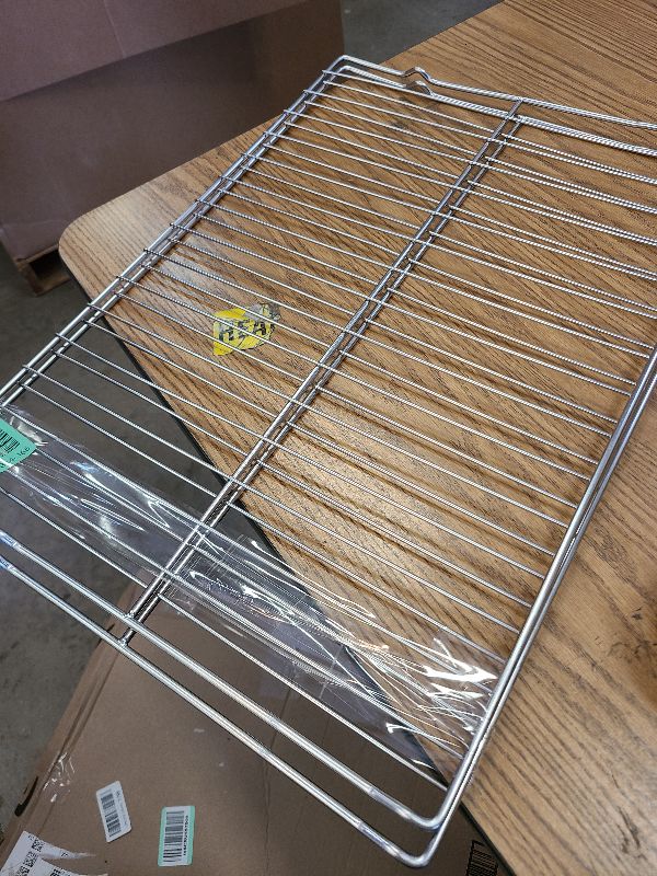 Photo 1 of [Upgraded] 2Pcs Range Standard Oven Racks MHL63411403 for LG Range Ovens, Stainless Steel Oven Shelf Rack Replacement Part, 24.7'' Wide x16.2'' Deep