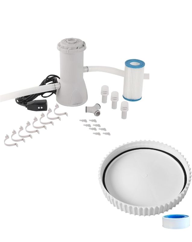 Photo 1 of 1000 GPH Pool Pumps Above Ground Pool Filter Pump and SFX1000 or SFX1500 Above Ground Skimmer Drain Cap