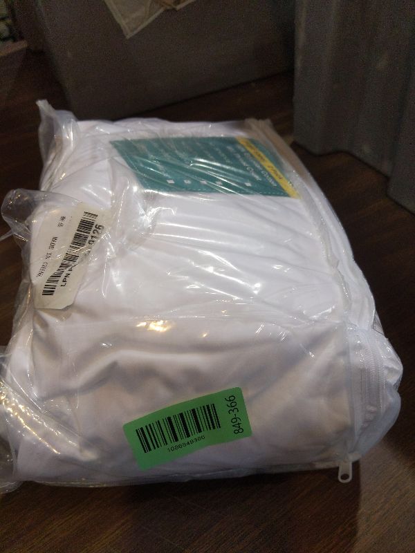 Photo 1 of 2 Pack King Size 100% Egyptian Cotton Fitted Sheets 600 Thread Count 16" Deep Pocket, Ultra-Soft Hotel Luxury, Durable, Breathable and Comfy Bottom Sheet (2Psc King Fitted Sheet, White)