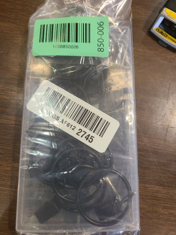 Photo 1 of 16 Pack Curtain Rings with Clips, Window Clip Rings Black Curtain Hooks Hangers Clip Rings for Hanging Drapery Drapes Bows, Small 1.26 Inch in Diameter, Fits up to 1" Rod