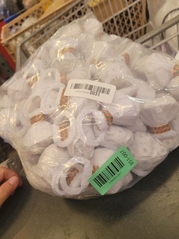 Photo 1 of 100 Pcs No Mess Streamers, White Romantic Hand Throw Confetti Streamers for Wedding Send Off Birthday Party Graduation Christmas New Year Celebrations