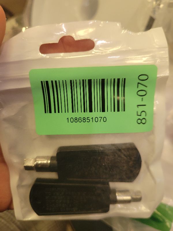 Photo 1 of 2-Pack Universal Mini Fridge Lock & Freezer Door Key Replacement,Pentagonal Hole Security Key Accessories for Cabinet, Distribution Box,Chassis,Toolbox,Office Refrigerator (5.8x6mm, Black)