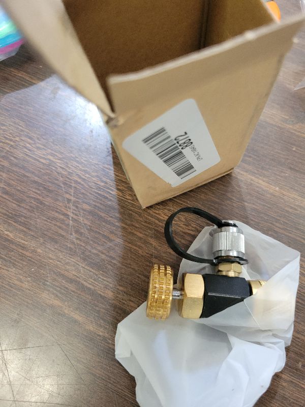 Photo 1 of 1/4 Inch CCT14 Core Control Tool, HVAC Charging Vacuum-Rated Core Depressor Tool for R410a/R22 Refrigerant Charging Gauge Isolation Tool, 800 PSI Air Conditioning High-Pressure Depressor