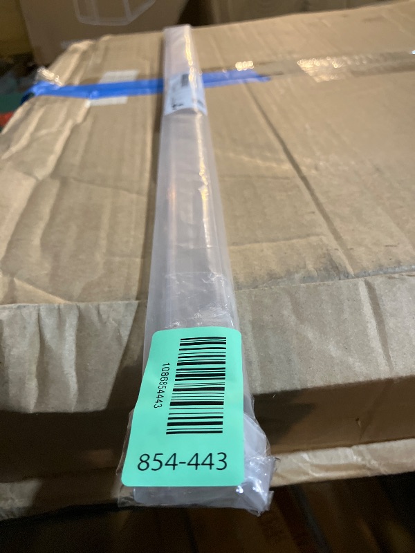 Photo 1 of 24 Inch Cabinet Door Protector, Transparent Trimable PC Edge Guard, Slip-On Snug Fit Cabinet Bumper for 3/4" Thick Doors, Anti-Wear Anti-Chip Anti-Discoloration, 2 Pack