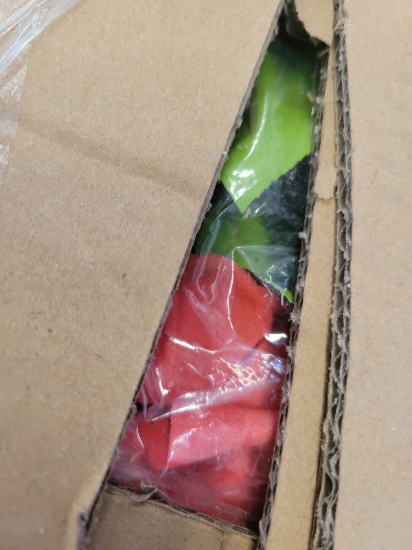 Photo 1 of 2 Pack 42" Fake Tree Rose Pink Artificial Camellia Tree with 36 Blooming Flowers Faux Floral Plant Tall Plastic Potted for Indoor Outdoor Office Shop Home Room Porch Front Door