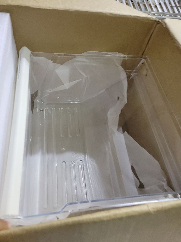 Photo 1 of [2 Pack] 2188656 (Upper) & 2188664 (Lower) Upgraded Crisper Bin Refrigerator Drawers,Compatible With Whirlpool Refrigerator,Kenmore Refrigerator Drawer,WP2188656 Fridge Drawer Humidity Control