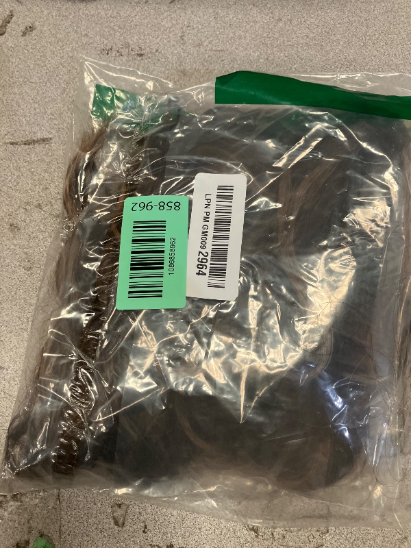 Photo 1 of 18 Inch Ponytail Extension - Wavy Pony Tails Hair Extensions, Claw Clip Ponytail Extension, Synthetic Hair Extensions Ponytail, Clip in Ponytail (Color: Medium Brown with Blonde Highlights)