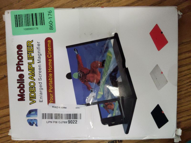 Photo 1 of 10'' Screen Magnifier Version, 2026 New Screen Magnifier for Cell Phone, Movies, Videos, and Gaming, Amplifier Desktop Magnifying for Seniors Reading (Red)